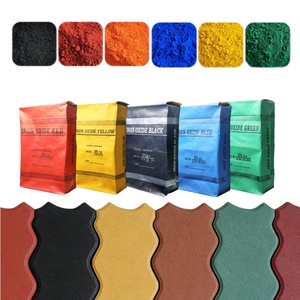 Fabricant de pigments d'oxyde de fer pour les applications de briques, de béton et de revêtements de peinture, diverses couleurs, en vrac, sac de 25 kg - Product Image 1
