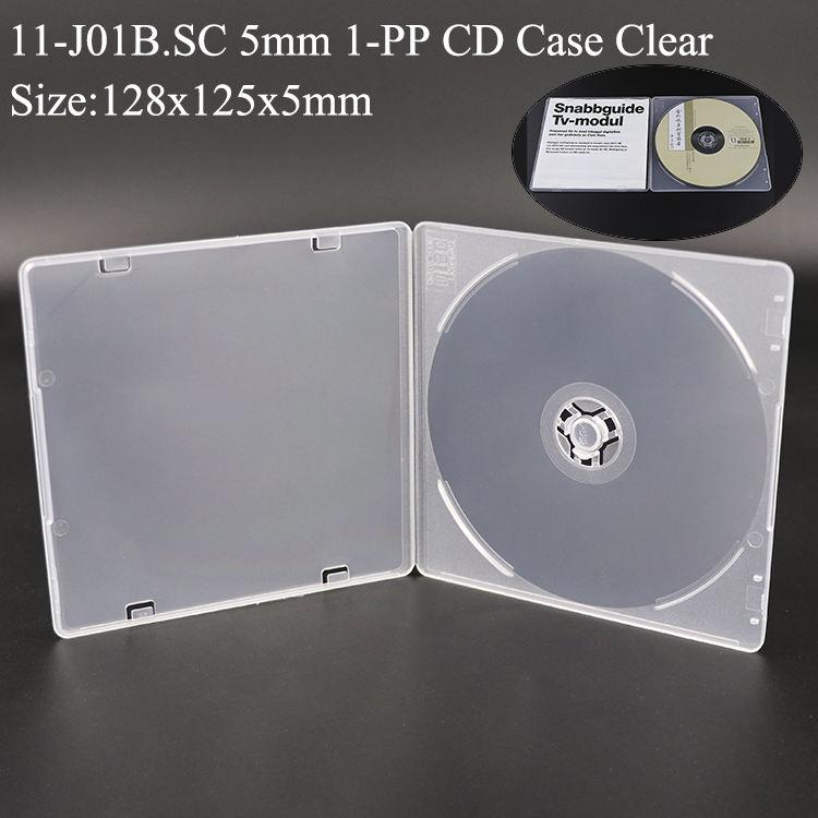 J01B:5mm 1-PP CD Case Clear