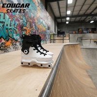 Patins à roulettes agressifs haute résistance avec doublure intérieure renforcée, cadre robuste et roues amortissantes pour adultes, freestyle et cascades