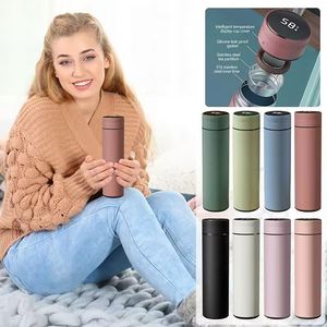 Custom Logo Printed Smart Digital Drinkware <b>Thermos</b> LED Display Promotion Corporate Activity Business Gift Water Bottle - Product Image 5