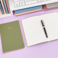 Carnet de notes portable classique et créatif en cuir PU pour le bureau et l'école, fournitures de papeterie personnalisables A6