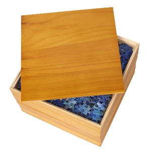 Wooden Stackable Storage <b>Box</b> With Lid Square Desktop Organizer For <b>Puzzle</b> Sorter And Miscellaneous Trays - Product Image 5
