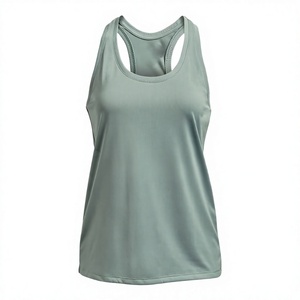 Camiseta de Yoga de Alta Calidad para Mujer, Estilo Racerback, Personalizable, con Cuello Cuadrado, Transpirable, con Logotipo Frontal - Product Image 1