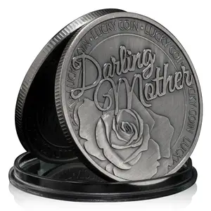 Moeda da sorte para mãe, presente criativo, você é a mãe mais maravilhosa do mundo, moeda comemorativa banhada a cobre colecionável