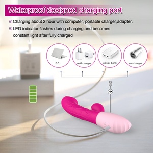 Jouet sexuel mignon, stimulateur double vibrateur pour femmes, masseur pour le vagin et le clitoris, point G, vibrateur pour <span class=keywords><strong>adulte</strong></span> - Product Image 4