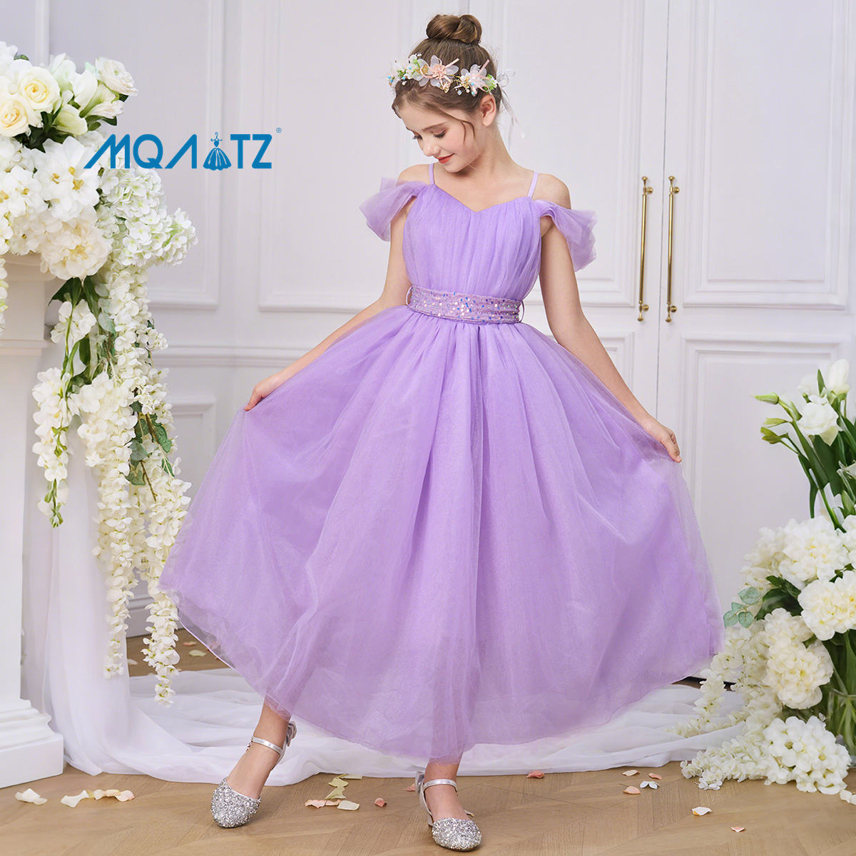 Formal Dresses Flower Girl Dresses House Of Fraser Purple Plain Dresses For  Girls Wholesale Purple Ball Gown Flower