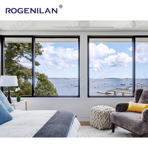 Fenêtre coulissante en aluminium insonorisée Rogenilan Fabrication d'autres fenêtres et portes avec système de glissière pour la maison - Product Image 4