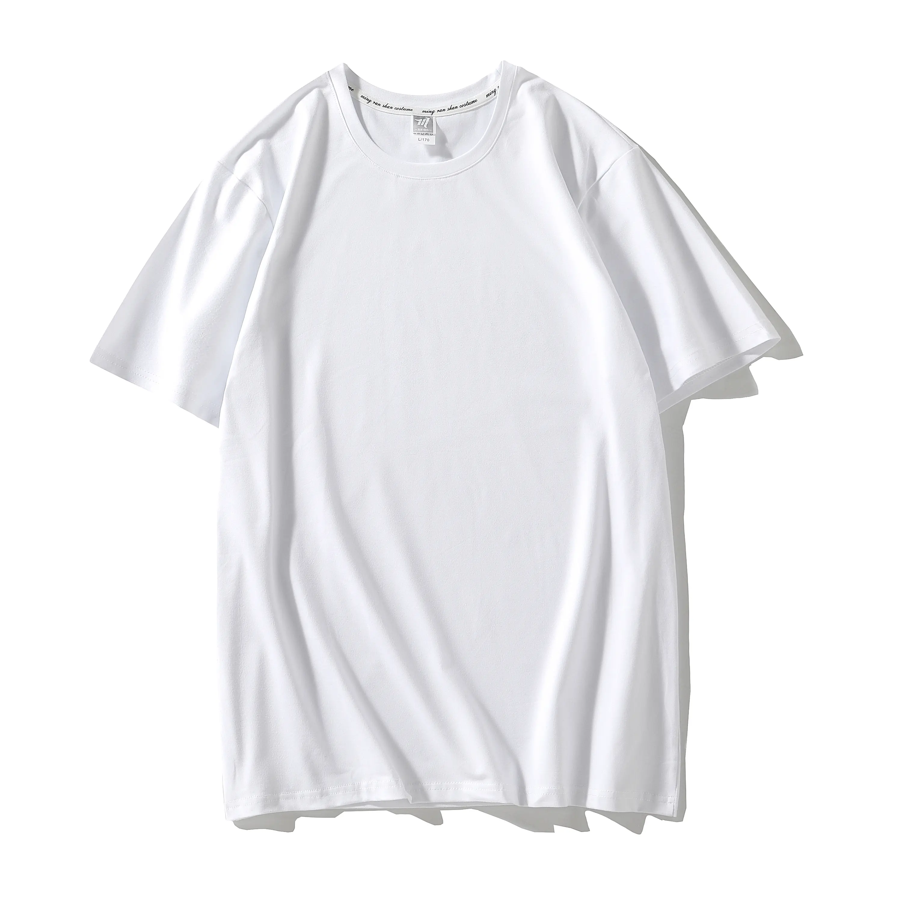 Custom <span class=keywords><strong>Azië</strong></span> Unisex 95% Polyester T-shirt Custom T Shirt Bedrukken Blanco T-shirt Aangepaste Afdrukken Logo Sublimatie Blanks T-shirts