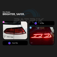 Feux arrière LED pour VW Golf 7, Golf Mk7, Mk6, Mk5, Mk4, Mk2, 8, 7.5, 7, 6, 5, 4, avec animation DRL et freinage, 12V 6000K