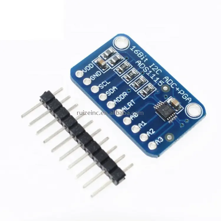 Hot selling 16 Bit I2C ADS1115 Module ADC 4 channel with Pro Gain Amplifier