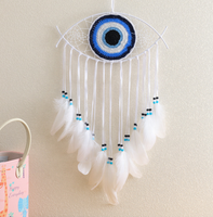Evil Eyes Dream Catcher Coloré Dreamcatcher Décor Plume Artisanat En Gros Dream Catcher