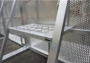 Açık hava konserleri ve kafes için taşınabilir katlanabilir alüminyum alaşım kalabalık kontrol bariyeri kamu etkinlikleri için güvenli görüntüler - Product Image 6