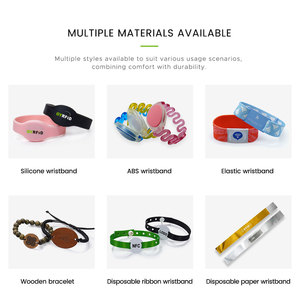 RFID NFC <span class=keywords><strong>Silicone</strong></span> dây đeo cổ tay F08 chip Vòng đeo tay thanh toán NFC Vòng đeo tay <span class=keywords><strong>Silicone</strong></span> dây đeo cổ tay - Product Image 5