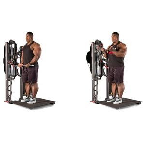 2025 OEM Maßgefertigte Dual-Funktions-Krafttrainingsmaschine Fitnessgeräte Körper Bizeps und Trizeps Multifunktions-Fitnessstation - Product Image 5