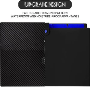 Thiết bị lưu trữ tập tin accordion túi phân loại thư mục nhiều lớp phù hợp cho túi phân loại tập tin màu đen văn phòng, nhà và trường học. - Product Image 4