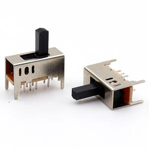 שורה כפולה <span class=keywords><strong>8</strong></span> פינים אנכיים דרך-חור שקופיות (עם סוגר קבוע) dc12v 50ma 10000 מחזור החיים עבור אלקטרוני - Product Image 2