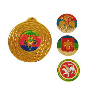 เหรียญรางวัลกีฬาแบบกำหนดเองคุณภาพสูงสำหรับการแข่งขันกีฬาฟุตบอล บาสเกตบอล แบดมินตัน กันน้ำ - Product Image 2