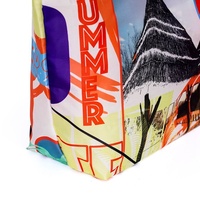Chine fournisseur d'or nouveau produit ome bas prix pliant fourre-tout rpet polyester shopping sac réutilisable