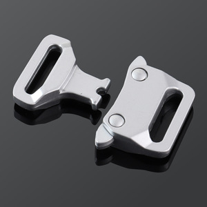 หัวเข็มขัดโลหะแบบสองง่าม 15 มม. ทำจากโลหะผสมสังกะสี แบบปลดเร็ว สำหรับกระเป๋า เข็มขัด เป้สะพายหลัง สีพื้น ทนทานต่อการสึกหรอ อุปกรณ์เสริม - Product Image 3