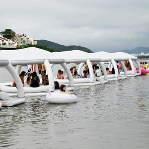 Plataforma Flotante Inflable Partybana Aqua Banas Classic con Sofá - Product Image 5
