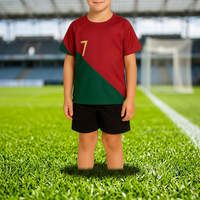 Uniforme de Fútbol Personalizado por Sublimación para Hombre, Conjunto de Camiseta y Pantalones Cortos Transpirables para Equipo de Fútbol