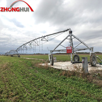 Système d'arrosage d'irrigation remorquable à pivot central en métal à pivot mobile de sécurité de haute qualité
