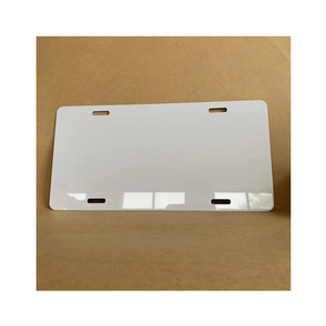 Placa <span class=keywords><strong>de</strong></span> Matrícula <span class=keywords><strong>de</strong></span> Aluminio para Sublimación 6x12, Personalizada, Novedosa, para Autos, Venta al Por Mayor 2026 - Product Image 1