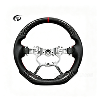 Volant de voiture sport en fibre de carbone véritable, best-seller d'usine, compatible avec Toyota LC200 LC300 Série 79 Hilux Vigo Camry