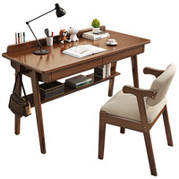 Escritorio Moderno Minimalista de Madera Maciza, Escritorio Simple para Computadora/Escritura/Estudio, Modelo 888, Combinación Libre para Primaria/Secundaria