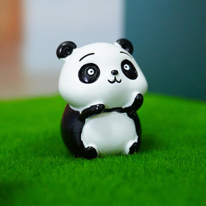 かわいい漫画のおもちゃミニチュア風景テーブル水槽装飾樹脂パンダ水族館 & アクセサリー装飾 - Product Image 3