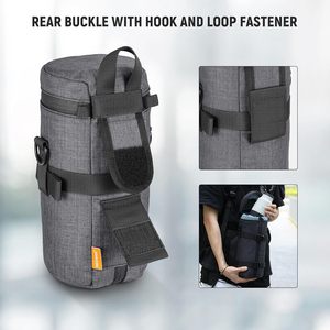 <span class=keywords><strong>Neewer</strong></span> PB012 Sac pour objectif d'appareil photo reflex numérique 144x315mm, étanche, épais et extensible, avec ouverture à glissière verrouillable - Product Image 5
