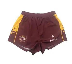 Groothandel Goedkope Custom Afl Voetbal Rugby Shorts Training Spelen Footy Shorts