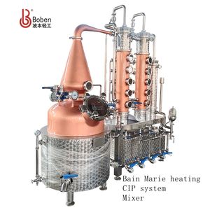 Equipo de Destilación Boben de 200L, Columna de Reflujo de Cobre Rojo, Destilador con Voltaje Ajustable 220V/380V/400V para <span class=keywords><strong>Whisky</strong></span>/Gin/Brandy - Product Image 2