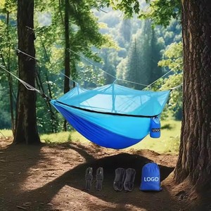 <span class=keywords><strong>Lit</strong></span> de <span class=keywords><strong>hamac</strong></span> de tente de camping en parachute suspendu portable en nylon pour la randonnée en plein air - Product Image 4
