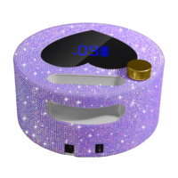 Lampe à ongles UV LED sans fil rechargeable à séchage rapide 54W, sécheuse à ongles LED professionnelle avec diamant pour salon et domicile