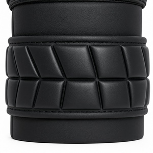 Gants de gardien de but de football personnalisables en cuir PU, à doigts entiers, antidérapants, avec sangle de poignet réglable, unisexe - Product Image 2