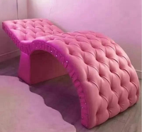 2023 Offre Spéciale Salon beauté lit cils en cuir PU Table de Massage électrique pour le visage Spa cils lit à vendre