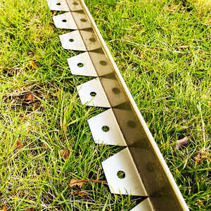 L Shape Aluminum Lawn Edging <strong>Garden</strong> <strong>Edger</strong> for Cobblestone Landscape Edging - Product Image 2
