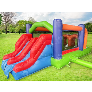 NB-SL108 Casa Inflable Personalizada de Tamaño Pequeño, Tobogán Acuático, Pista de Obstáculos Inflable SL-108, Inflable Económico para Exteriores - Product Image 1