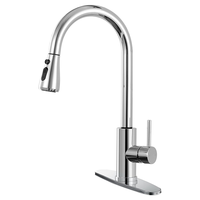 Robinet de cuisine moderne chromé en acier inoxydable de Offre Spéciale qualité