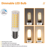 Dimmable BA15D 120 Volt Double Contact Base Ampoules Led T3/T4/C7/S6 Doux Blanc Chaud BA15D Ampoules De Machine À Coudre