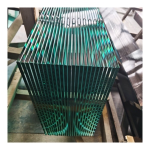 Verre flotté trempé massif sans cadre de haute qualité pour <span class=keywords><strong>porte</strong></span> d'entrée battante industrielle - Product Image 1