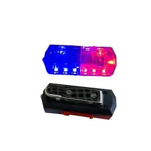 red and blue shell shoulder flashing led security light LED Beacon Warning Lights