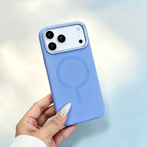 Funda de Silicona Líquida Original S009 para iPhone 18 17 Pro Max Air, Compatible con Carga Inalámbrica Magnética, Antigolpes - Product Image 1