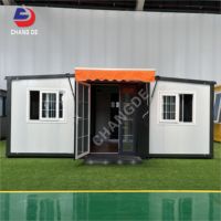 Maison préfabriquée extensible en conteneur de 20 pieds et 40 pieds, prête à être expédiée, structure en acier préfabriquée à vendre, maison portable, casa portable