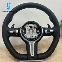 Volant de voiture sport en cuir personnalisé pour modèles BMW F30 E92 F20 F10 F36 E91 E87 E90 E82 F25 E53 E92 F01 F32 F33, 3 branches