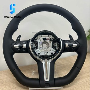 Volante Deportivo de Cuero Personalizado para Modelos <span class=keywords><strong>BMW</strong></span> F30 E92 F20 F10 F36 E91 E87 E90 E82 F25 E53 E92 F01 F32 F33, 3 Palancas - Product Image 6