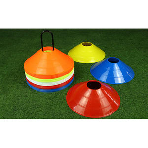 メッシュバッグ付き卸売フットボールコーン、プレミアム品質ディスクコーン、サッカー練習用コーン - Product Image 1