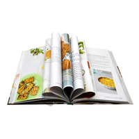 Livre à couverture rigide Livre de cuisine professionnel Livre de recettes à couverture rigide personnalisé Service d'impression de livre de cuisine