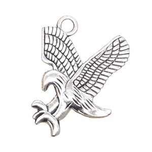 Dijes halcón águila <span class=keywords><strong>caza</strong></span> 29x24mm colgantes de Color plata tibetana joyería antigua fabricación DIY artesanía hecha a mano - Product Image 1
